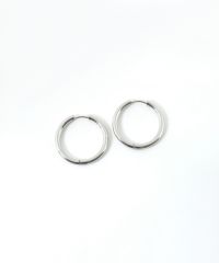 シンプルフープステンレスピアス(L)