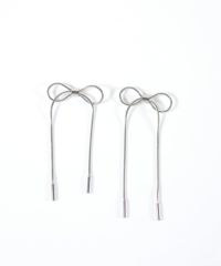 リボンチェーンステンレスピアス