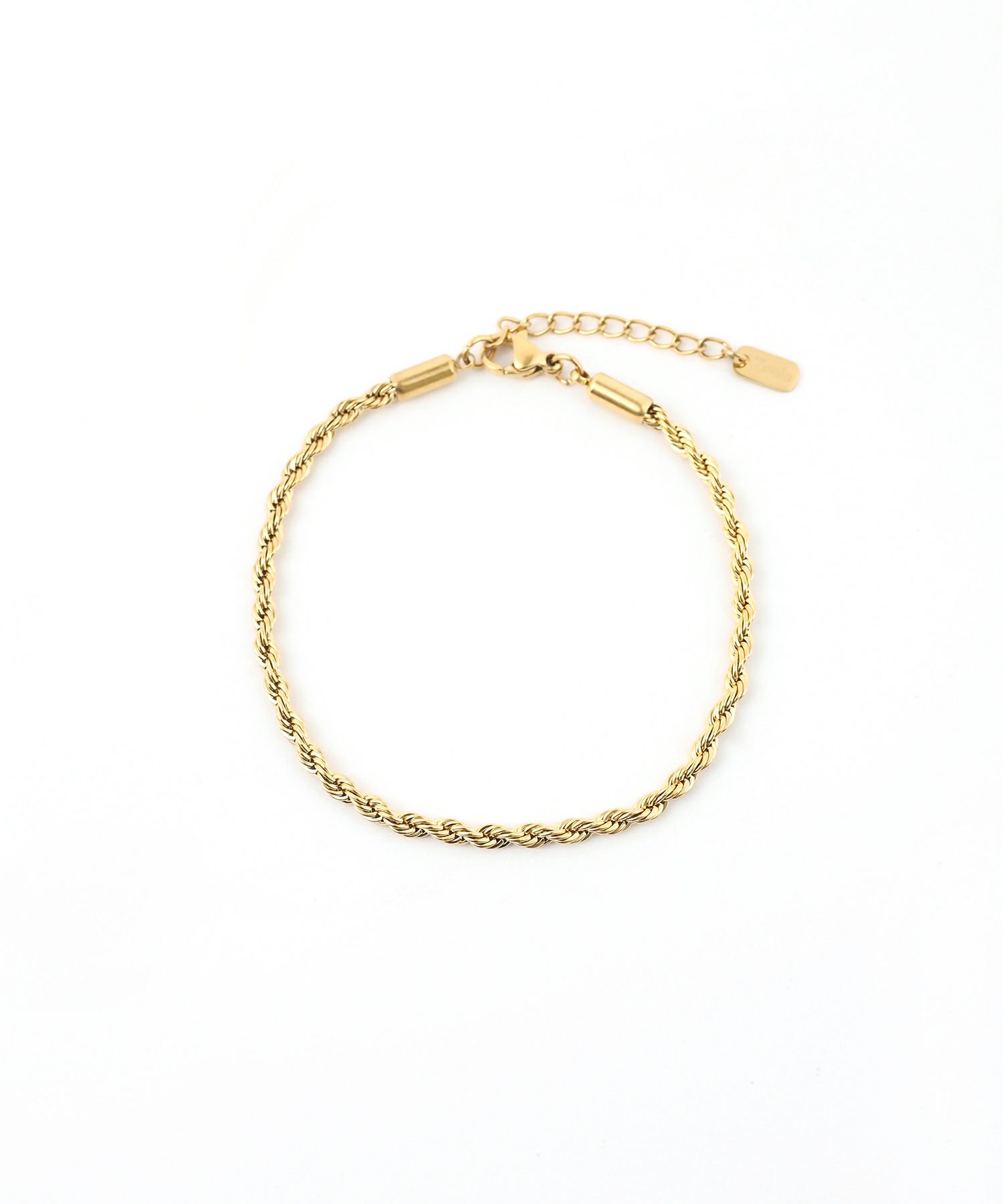 ロープチェーンステンレスブレスレット