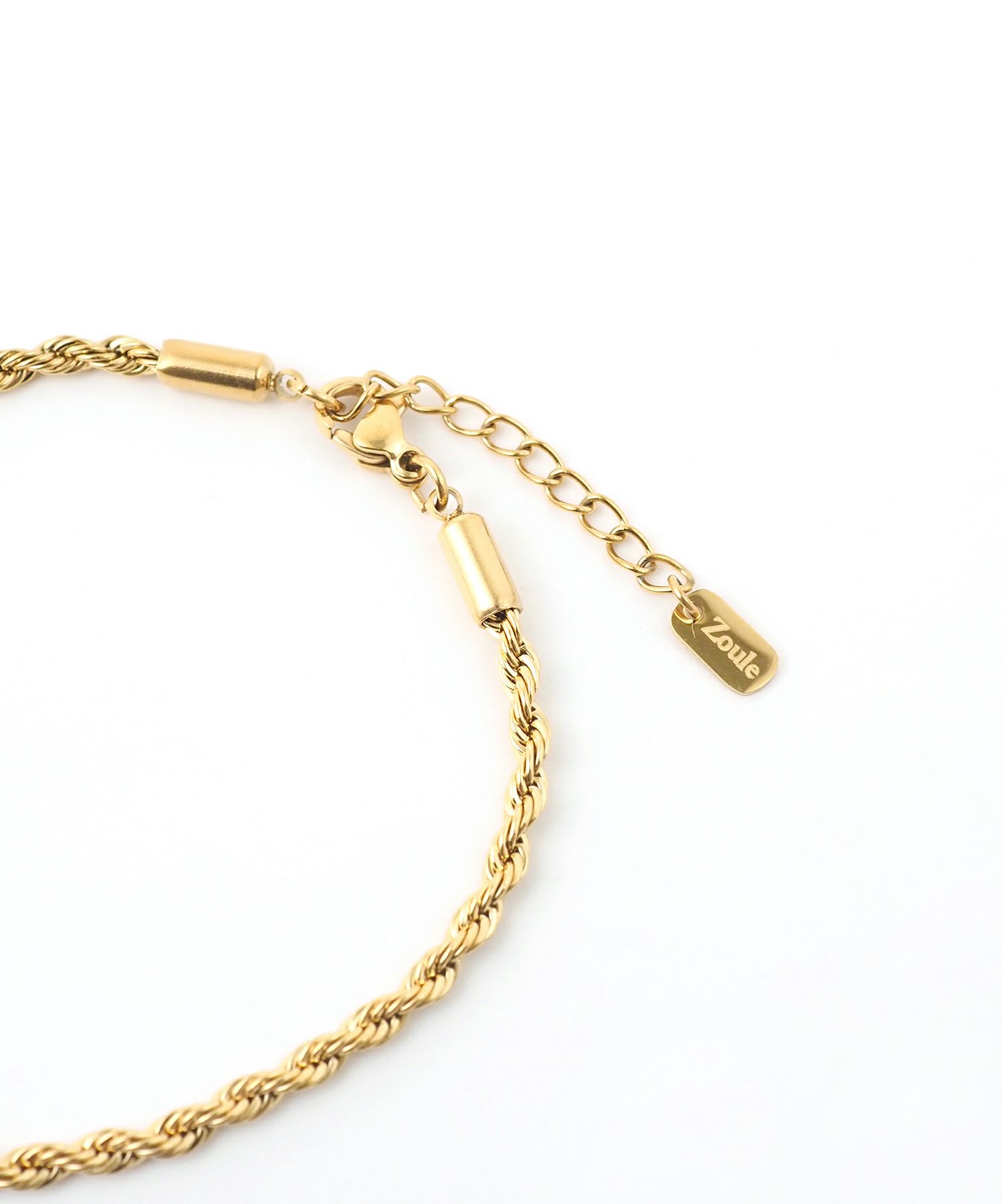 ロープチェーンステンレスブレスレット