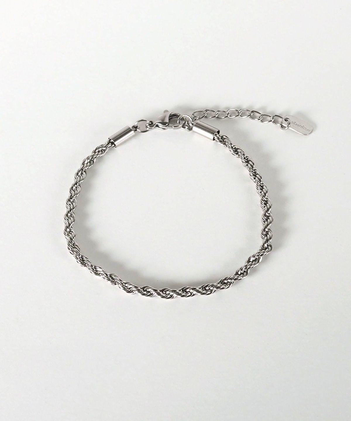 ロープチェーンステンレスブレスレット【Zoule】