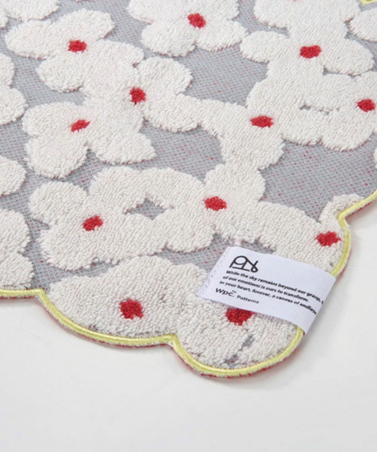 スカラップハンカチ