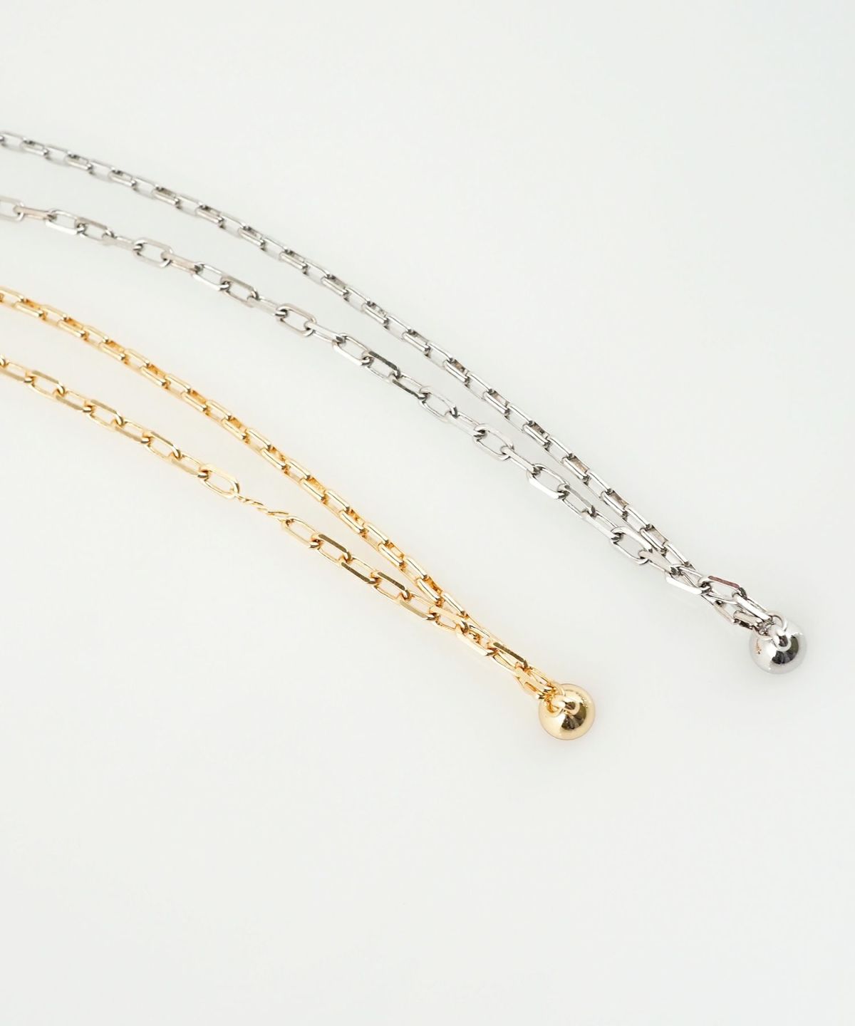 アズキダブルチェーンマグネットブレスレット