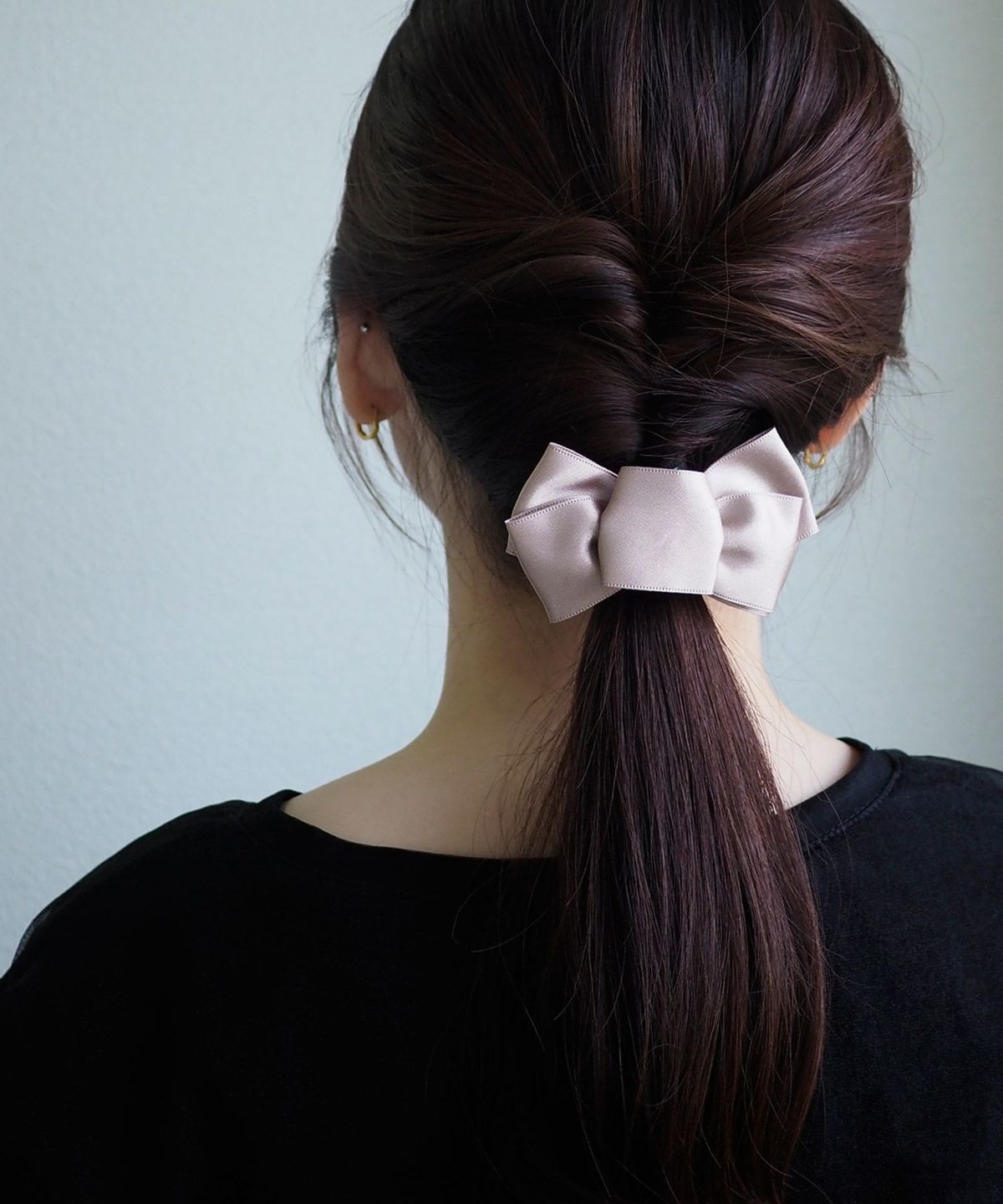 サテンリボンポニー