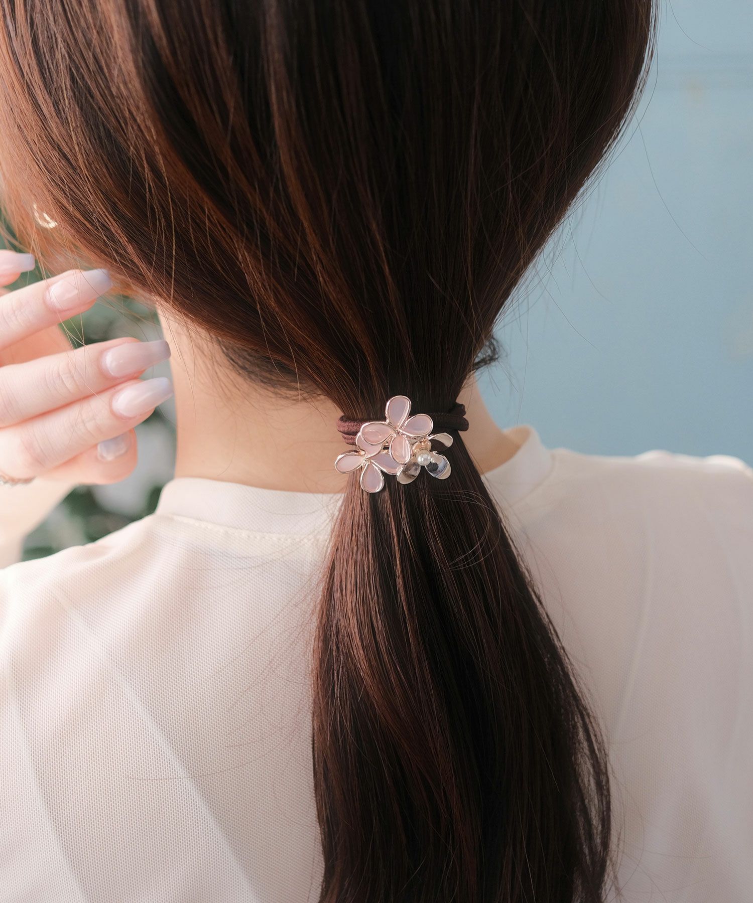 メタルフラワーポニー