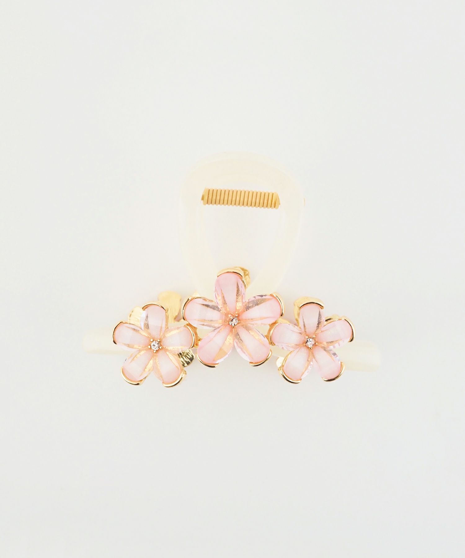 フラワービジューバンスクリップ