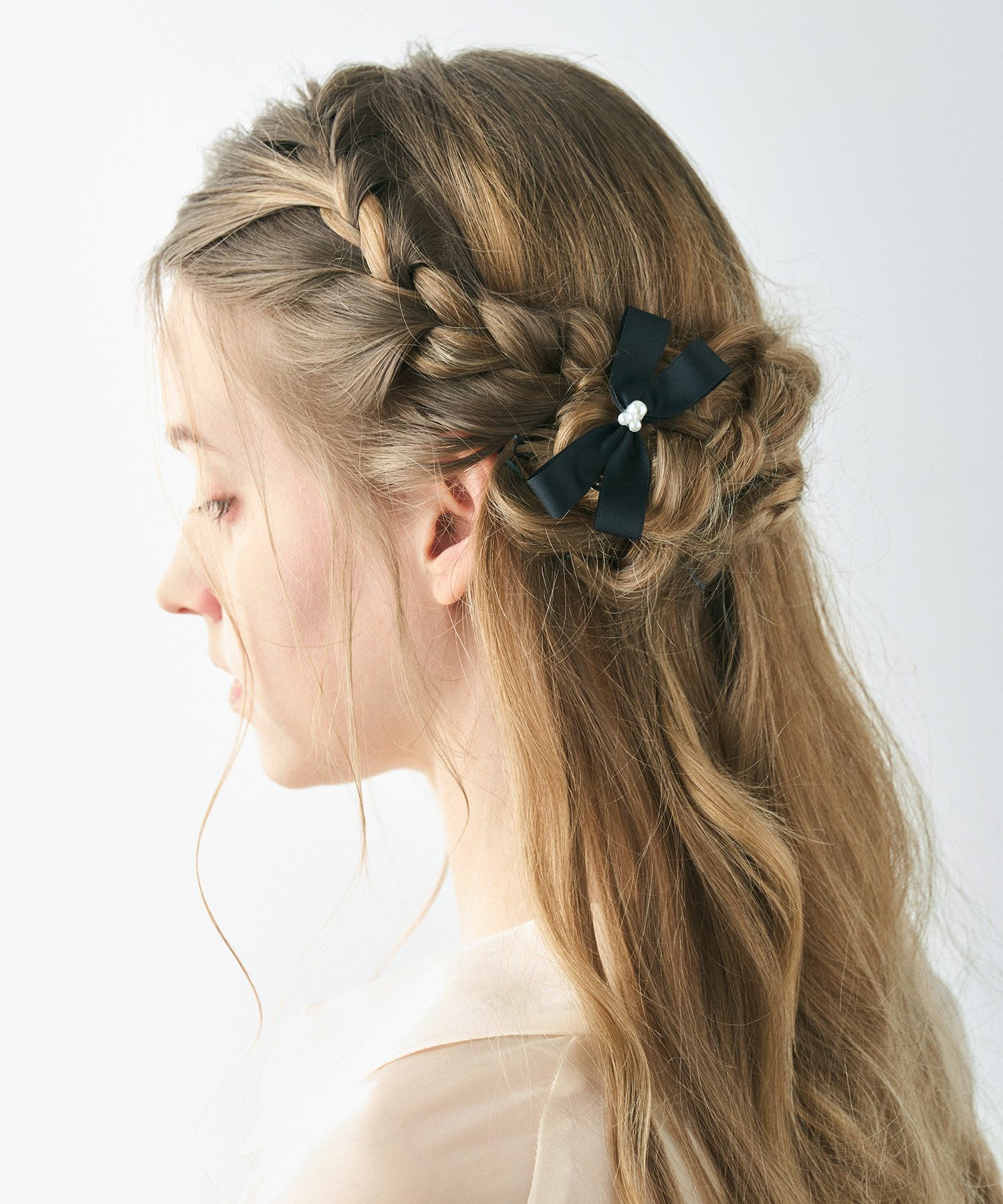 リボンパールクリップセット