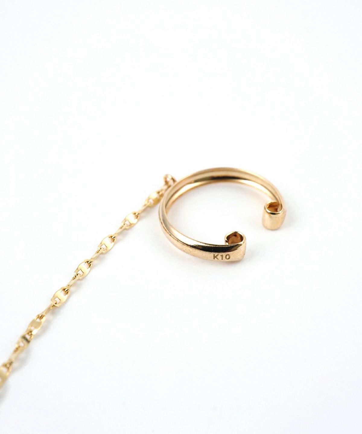 【web限定】[K10]マリーナチェーンイヤーカフ