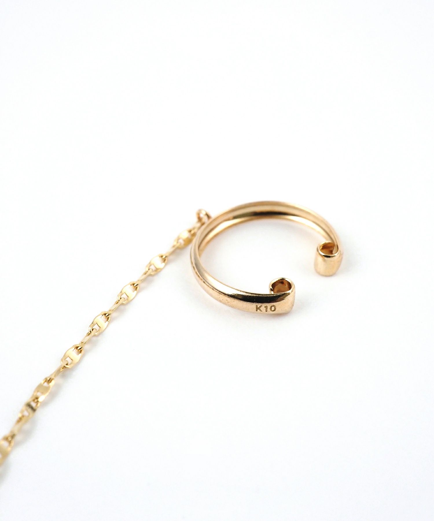 【web限定】[K10]マリーナチェーンイヤーカフ