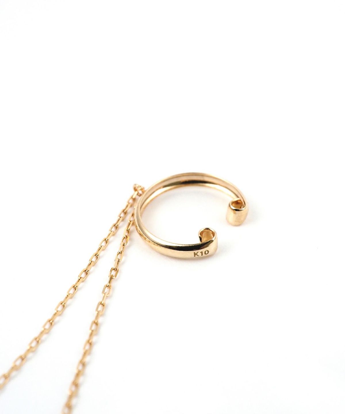 【web限定】[K10]ダブルチェーンイヤーカフ