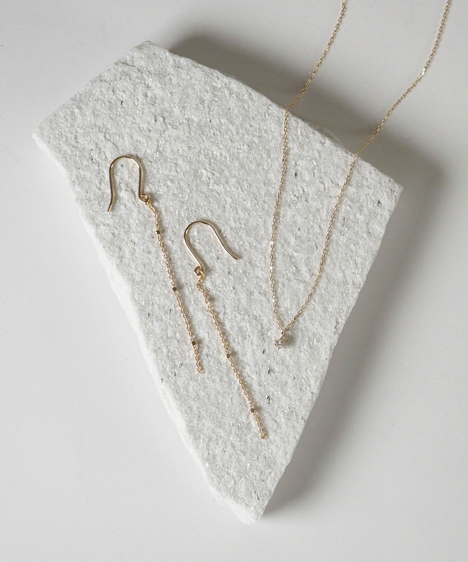 【web限定】[K10]シャインカットチェーンピアス