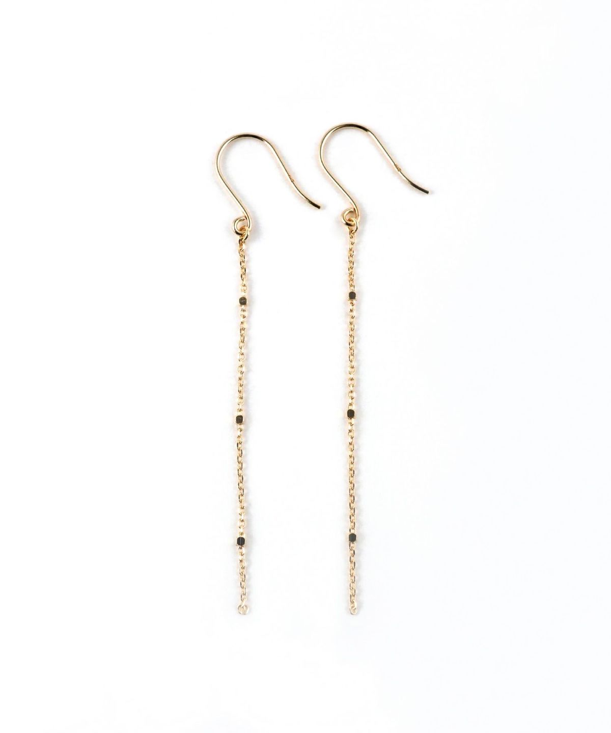 【web限定】[K10]グリッターチェーンピアス