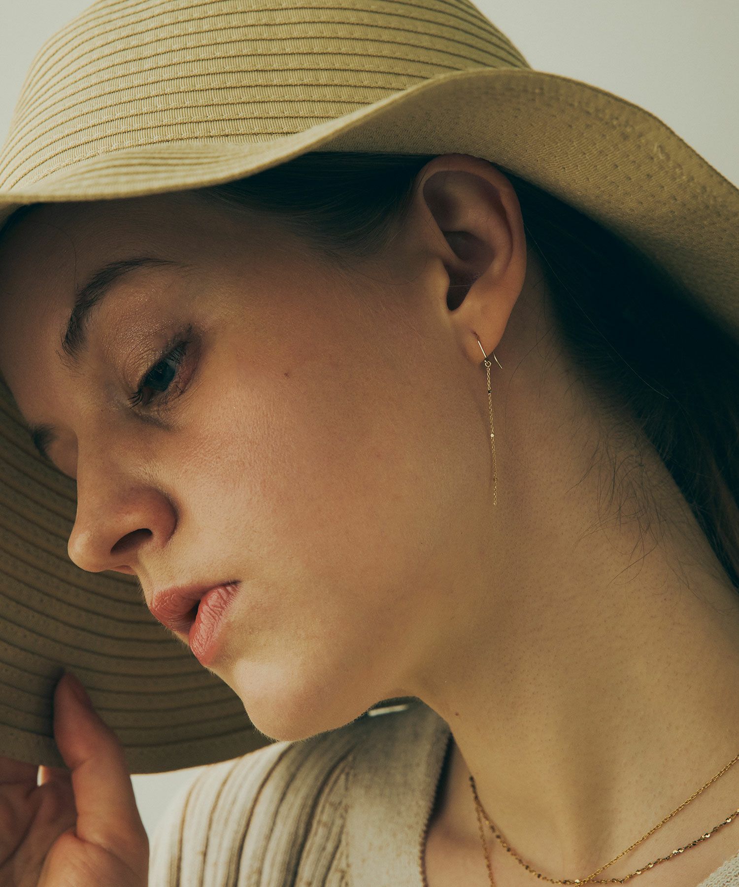 【web限定】[K10]グリッターチェーンピアス