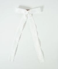 フリルサテンリボンバレッタ【nuage】