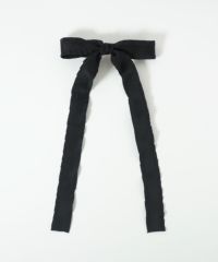 フリルサテンリボンバレッタ【nuage】