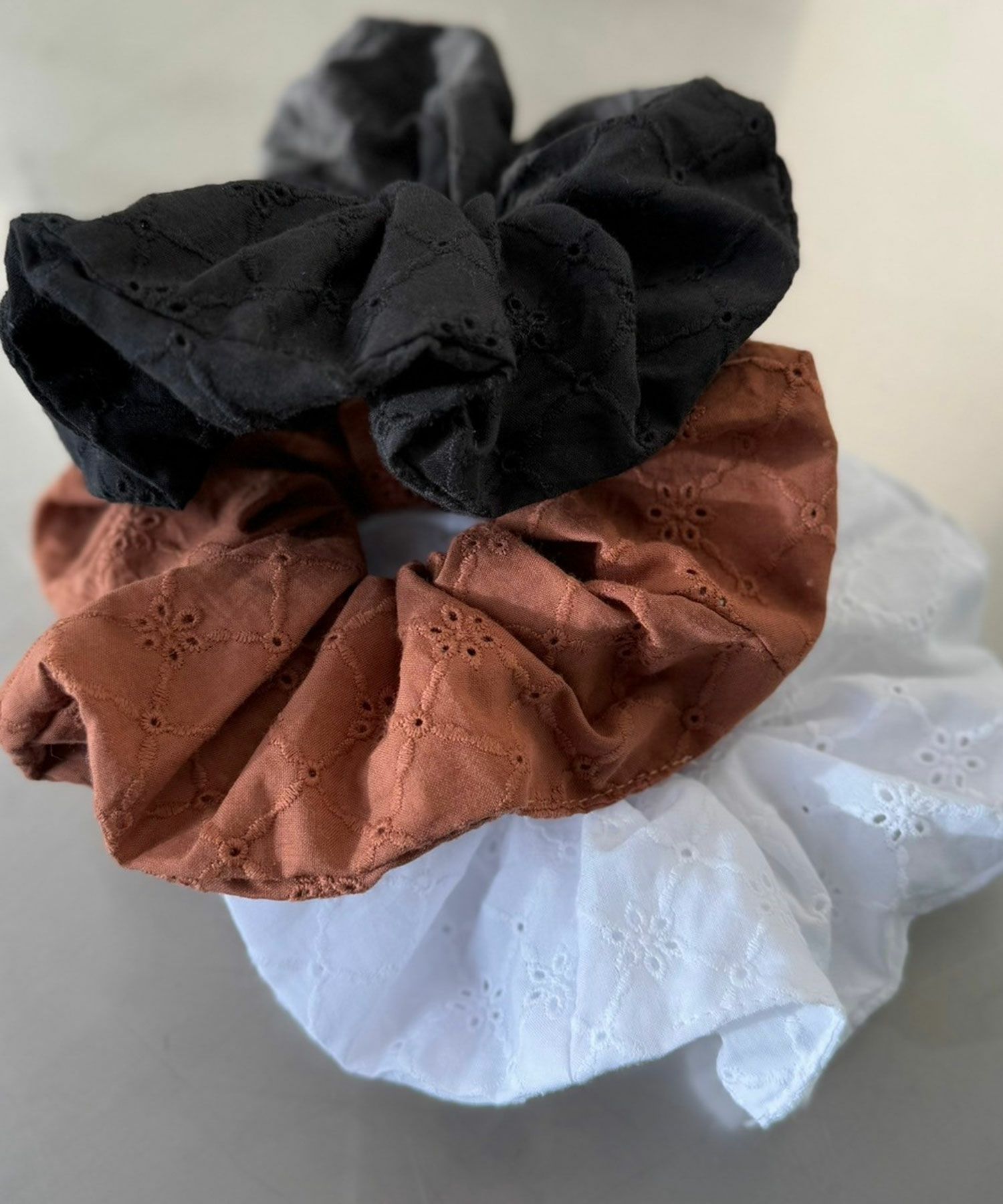 コットンフラワーレースシュシュ【nuage】