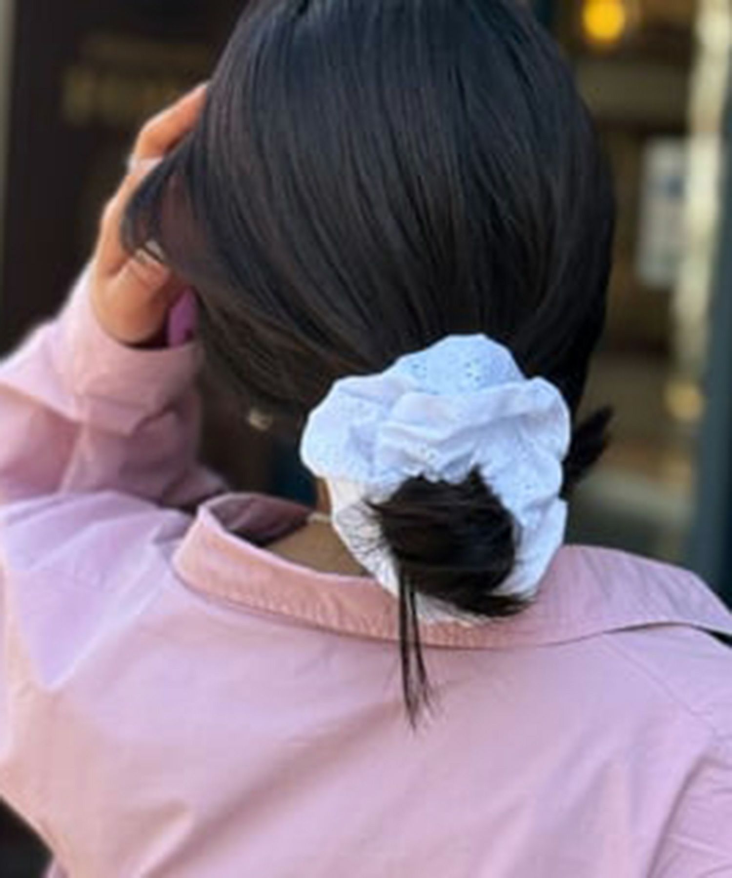 コットンフラワーレースシュシュ【nuage】