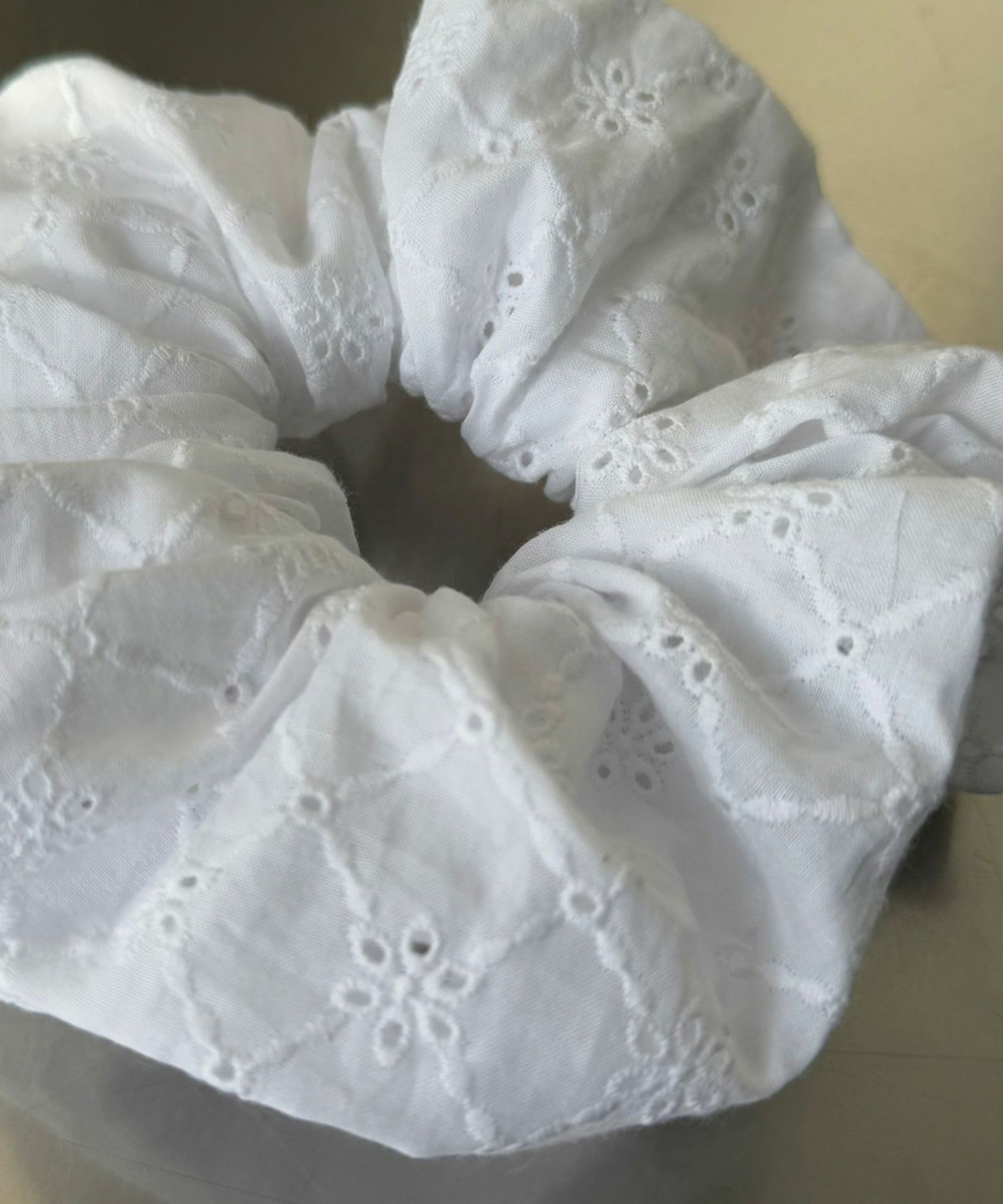 コットンフラワーレースシュシュ【nuage】