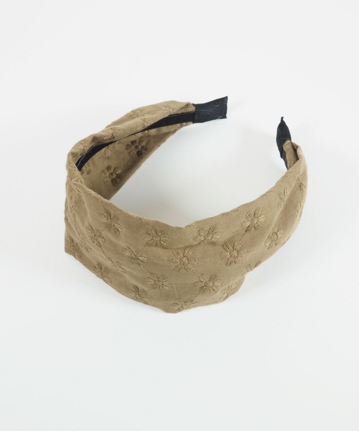 コットンフラワーレースワイドカチューシャ【nuage】