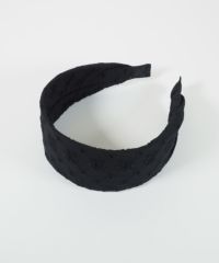 コットンレースワイドカチューシャ【nuage】