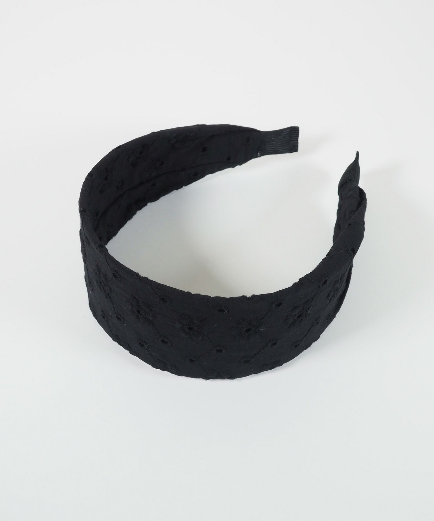 コットンレースワイドカチューシャ【nuage】