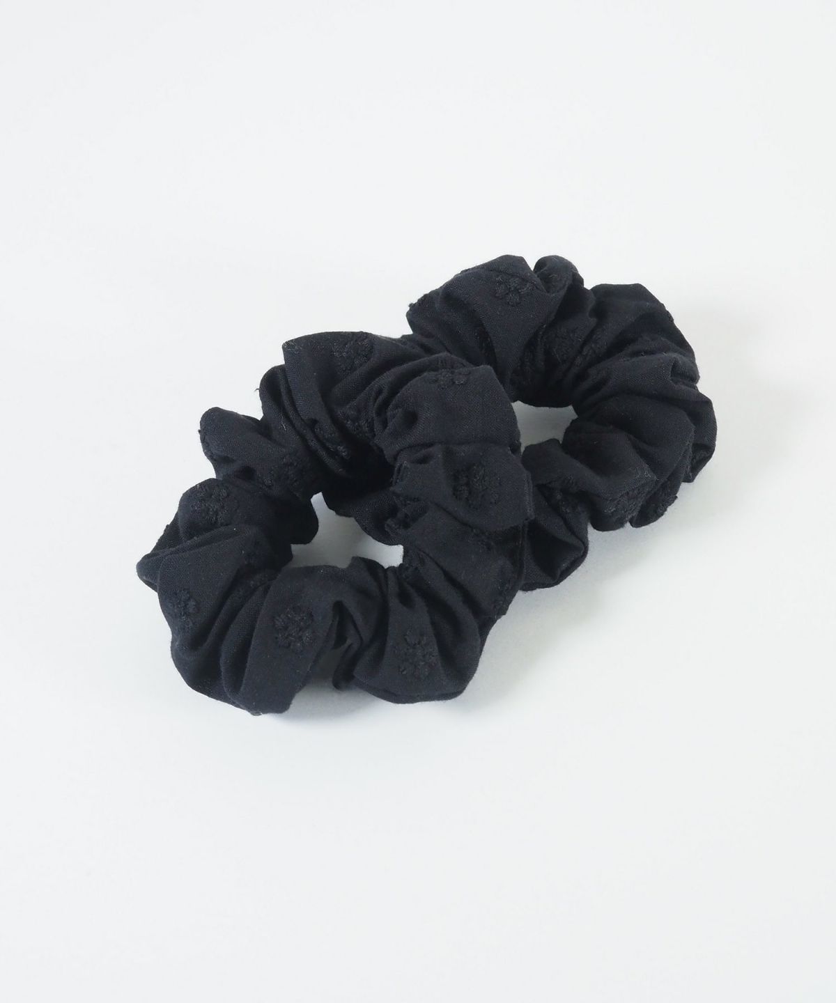 コットンレースミニシュシュ2Pセット【nuage】