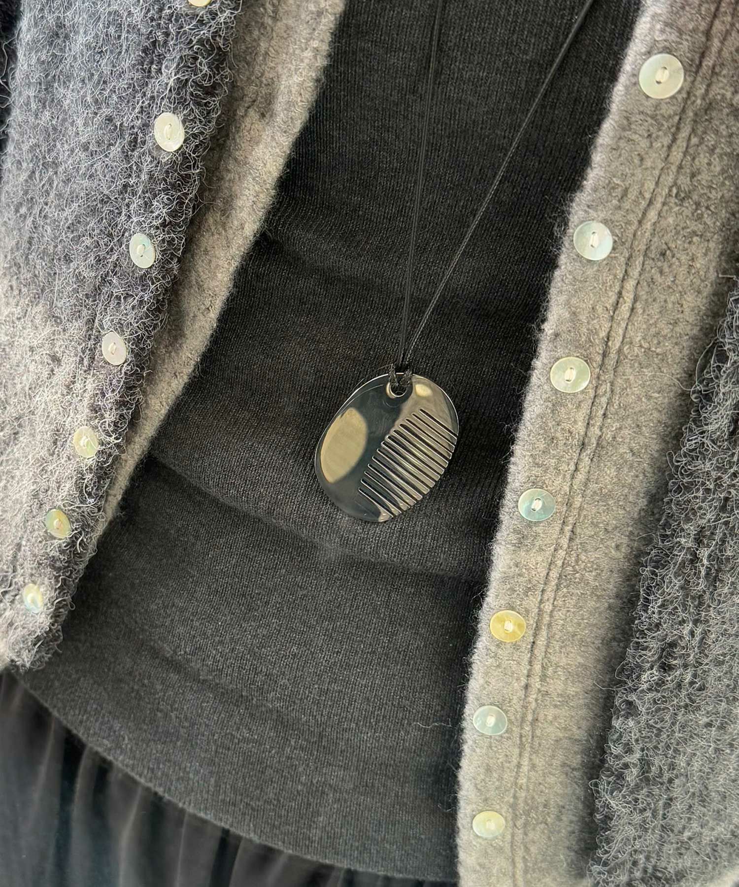 メタルコームネックレス【nuage】