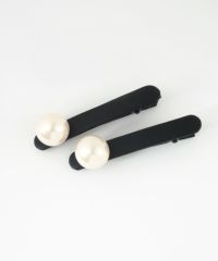 ビッグパールレザークリップ2Pセット【nuage】