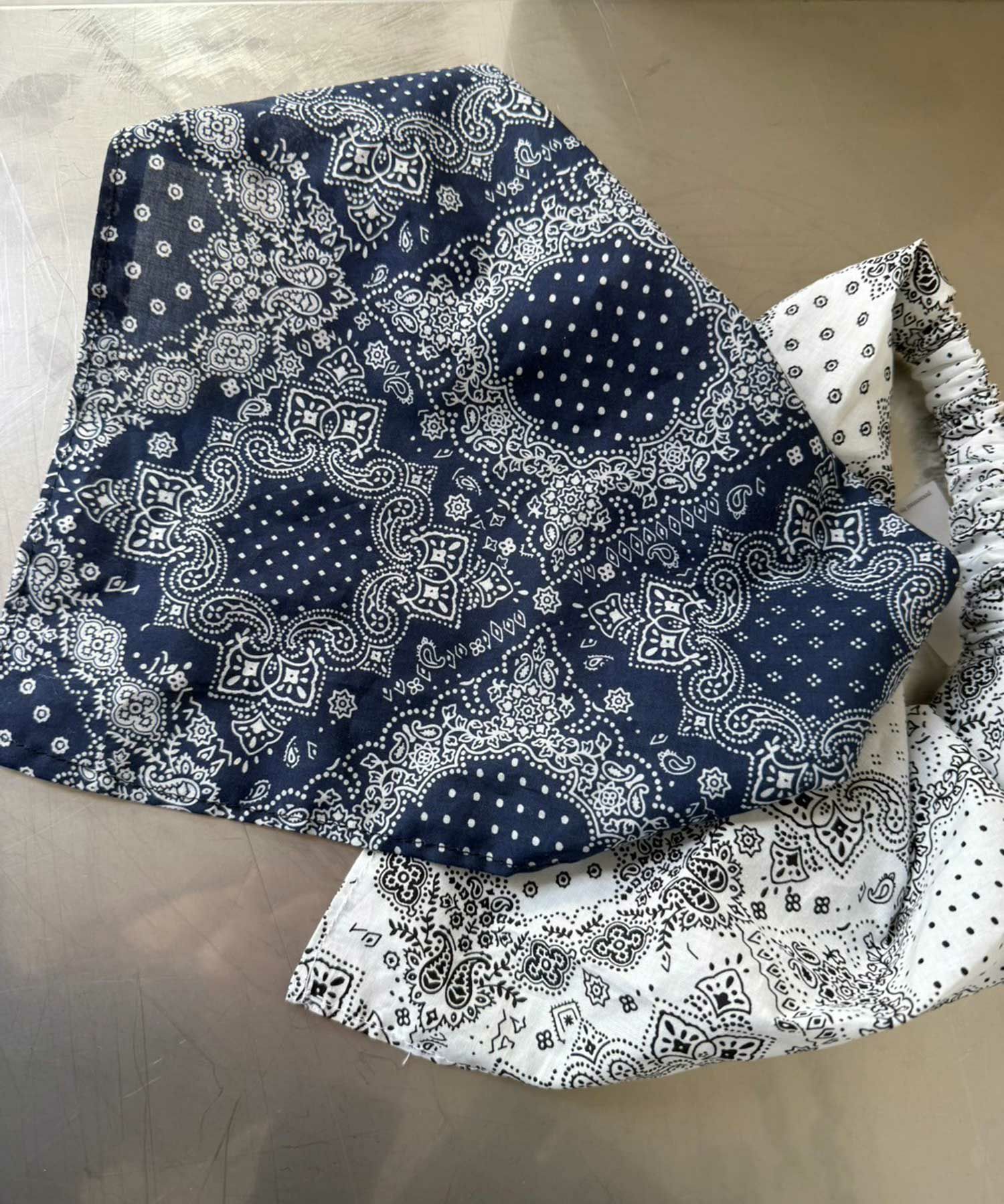 ペイズリー柄2wayスカーフターバン【nuage】