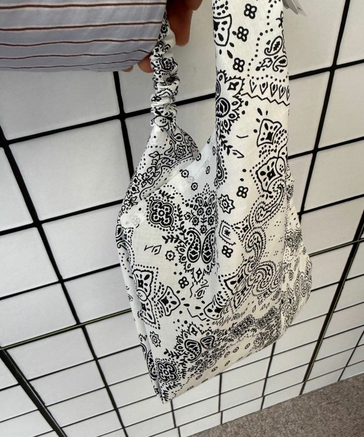 ペイズリー柄2wayスカーフターバン【nuage】