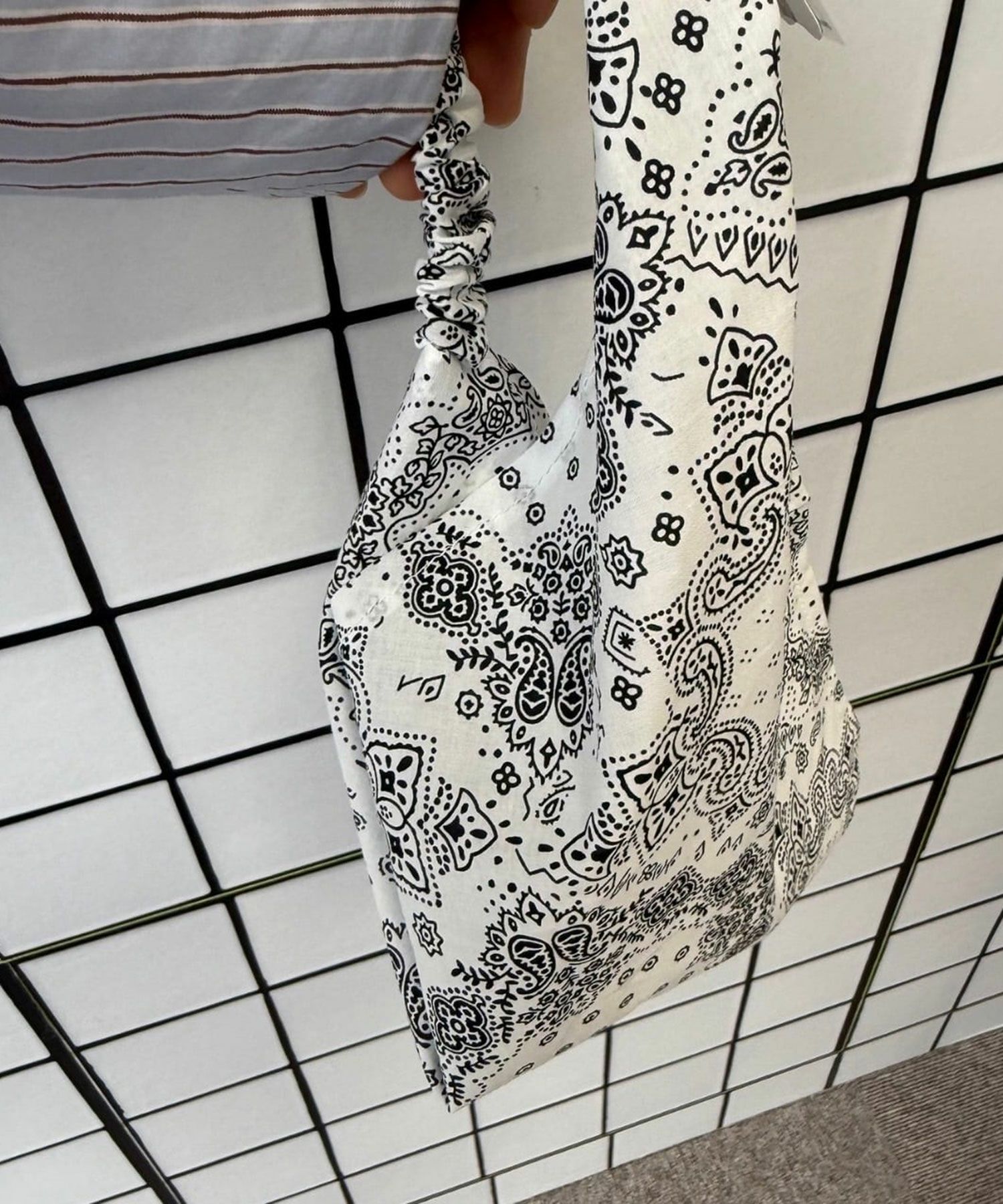 ペイズリー柄2wayスカーフターバン【nuage】