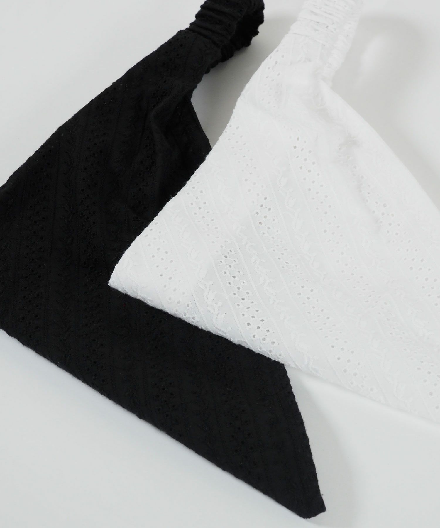 コットンレース2wayスカーフターバン【nuage】