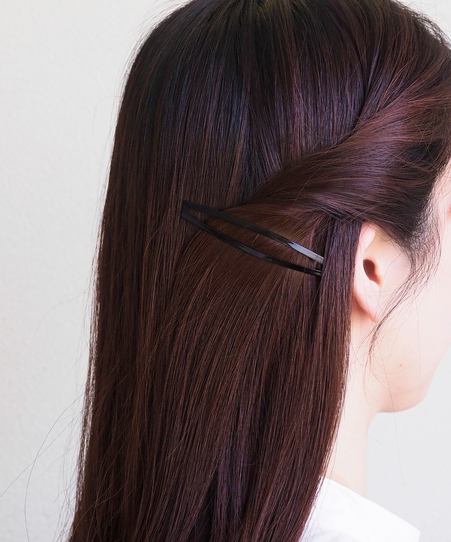 ぱっちん！滑り止め付きヘアピン「ガチピン」ロングスリム