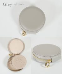 ラウンドファスナーアクセサリーポーチ