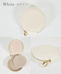 ラウンドファスナーアクセサリーポーチ