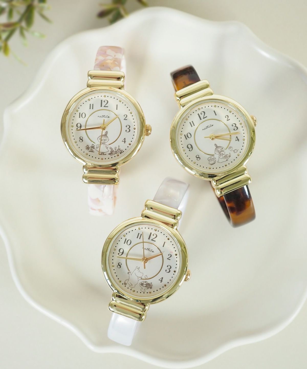 ムーミンアクリルバングルウォッチ