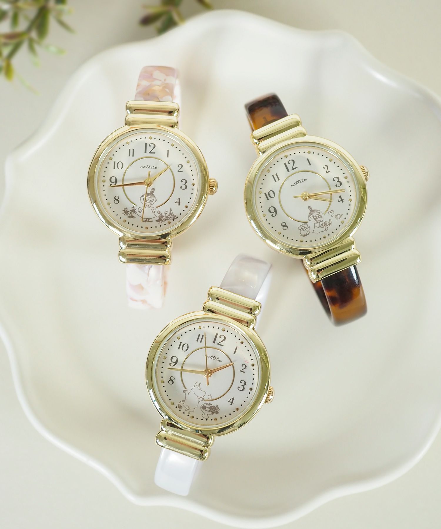 ムーミンアクリルバングルウォッチ