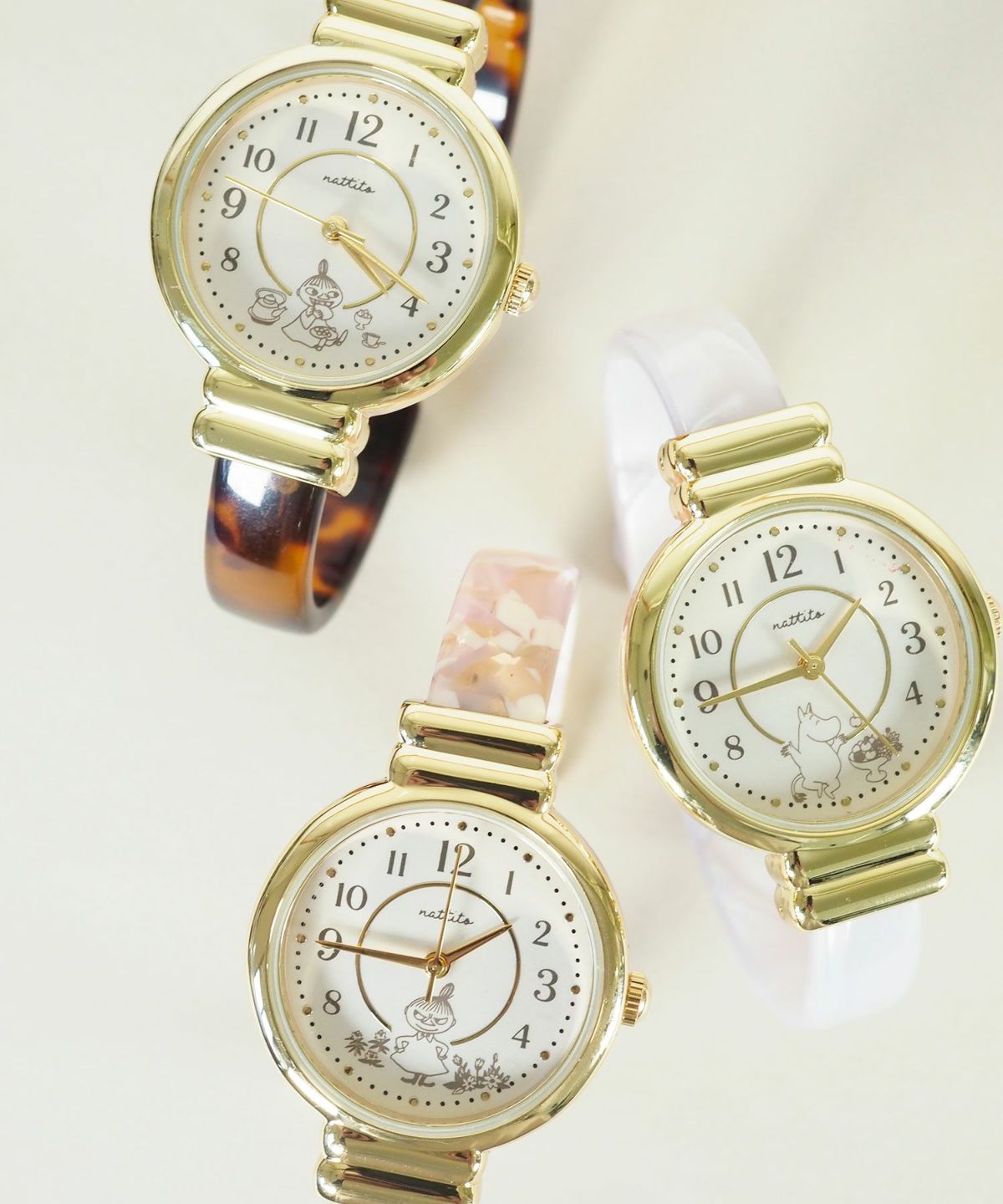 ムーミンアクリルバングルウォッチ