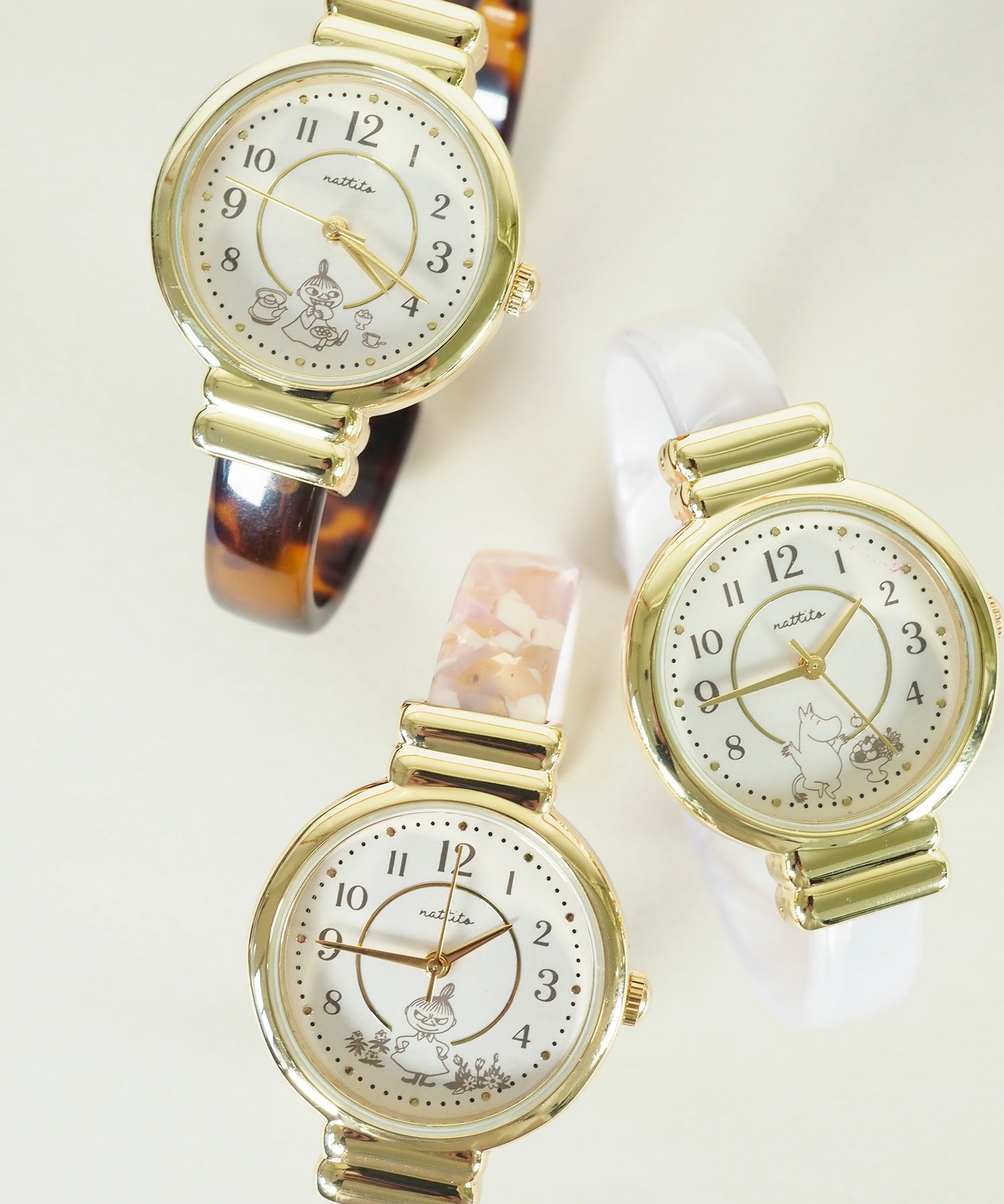 ムーミンアクリルバングルウォッチ