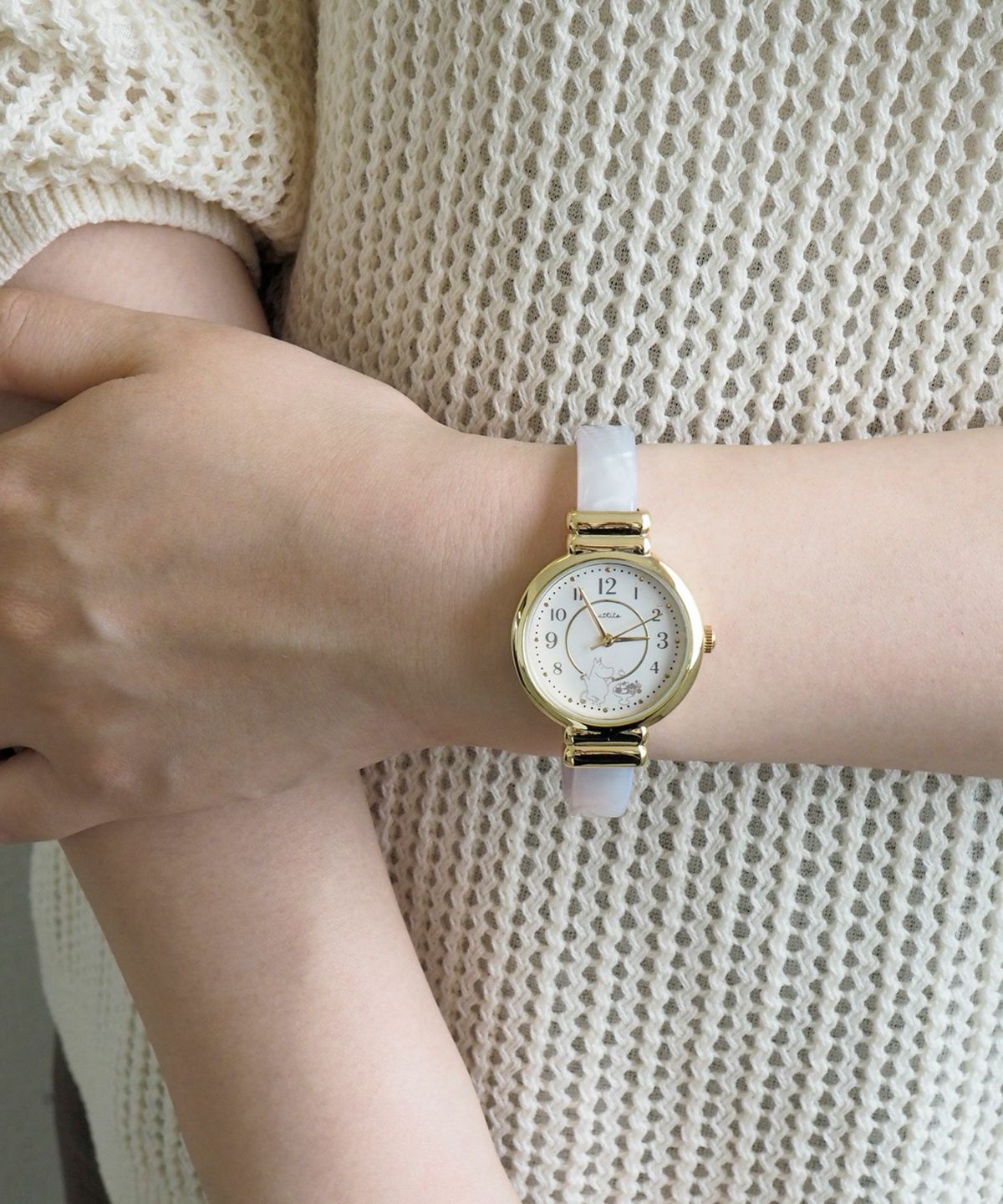 ムーミンアクリルバングルウォッチ