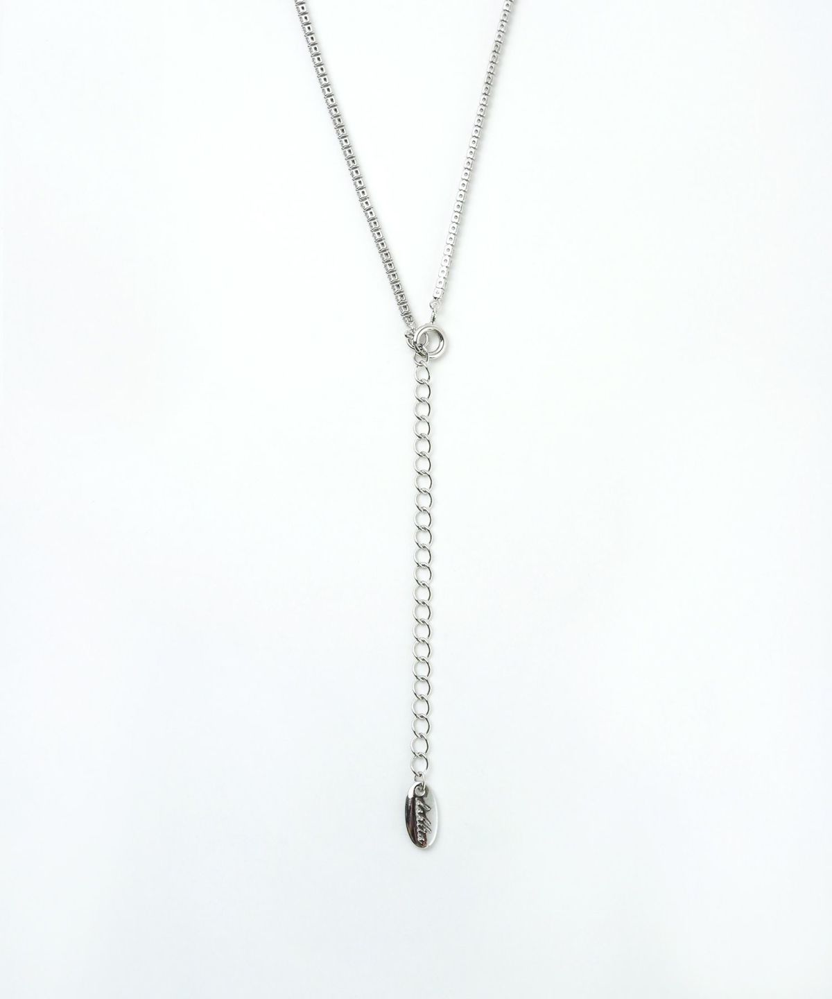 キュービックハートシャイニーネックレス【Dahlia】