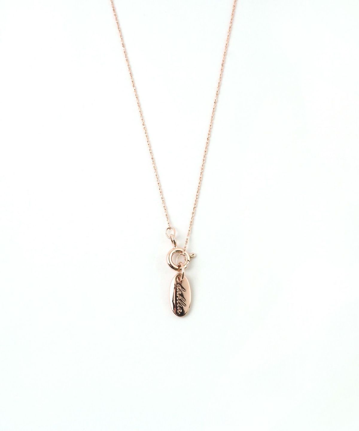 キュービックリボンシャイニーネックレス【Dahlia】