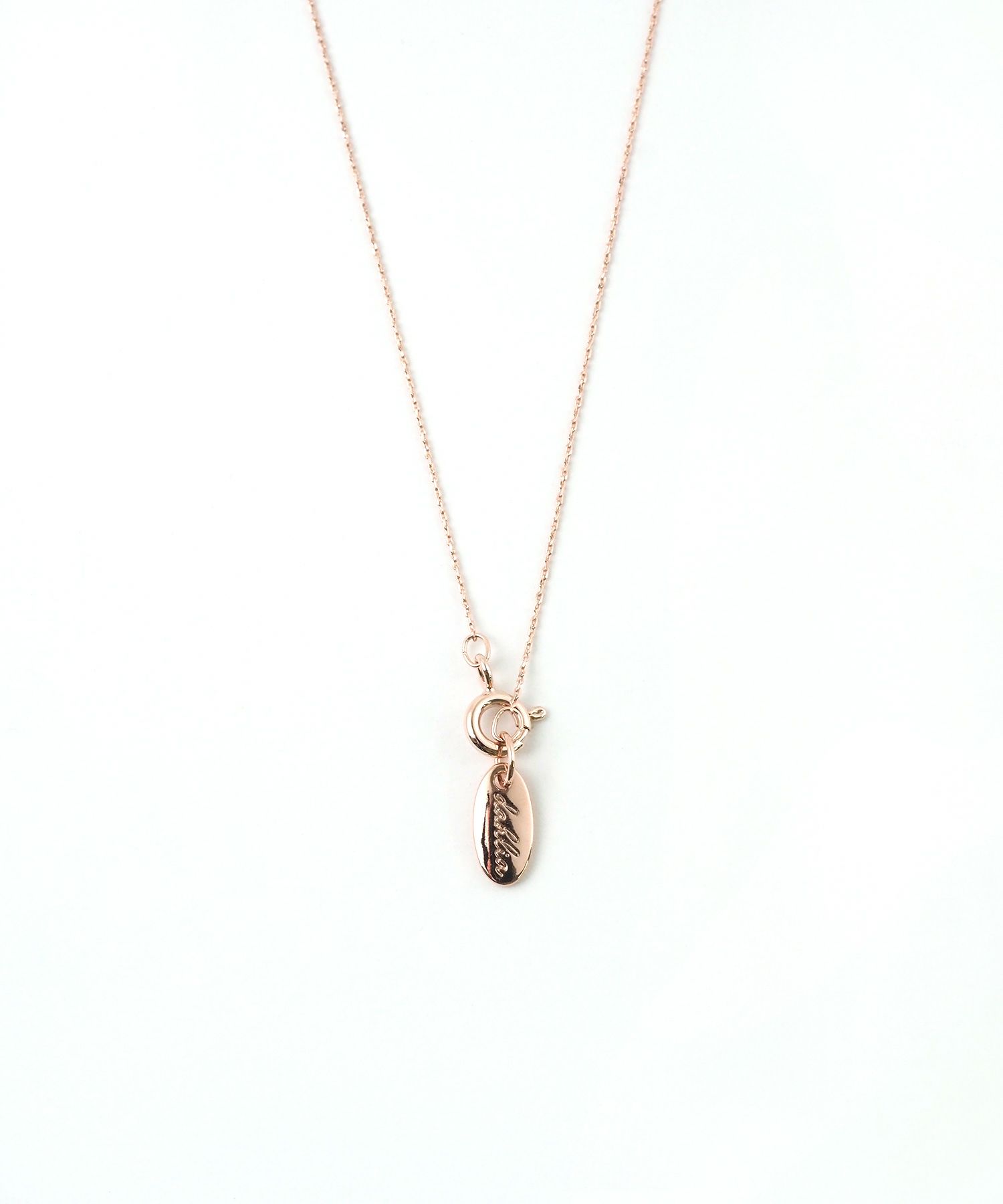 キュービックリボンシャイニーネックレス【Dahlia】