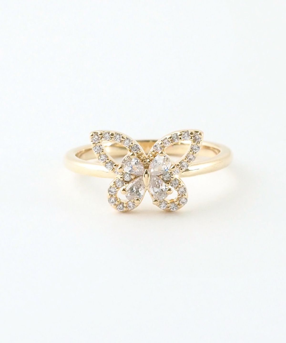 バタフライシルエットリング【Dahlia】