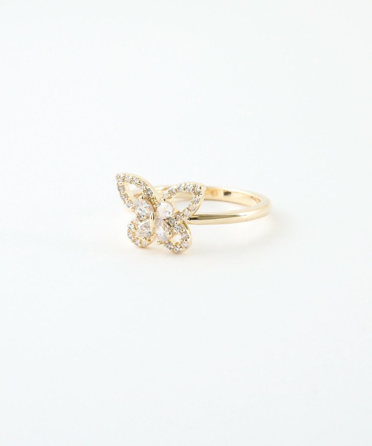 バタフライシルエットリング【Dahlia】