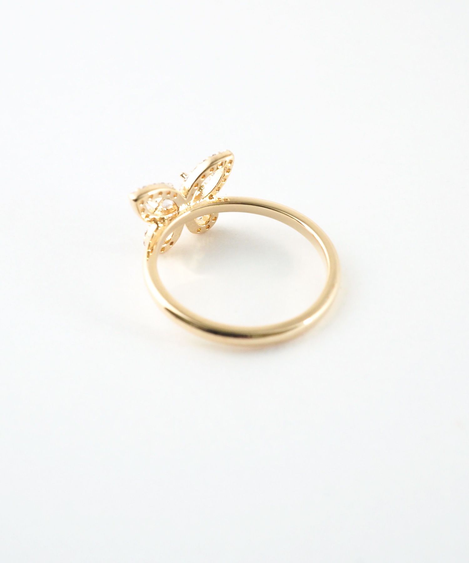 バタフライシルエットリング【Dahlia】