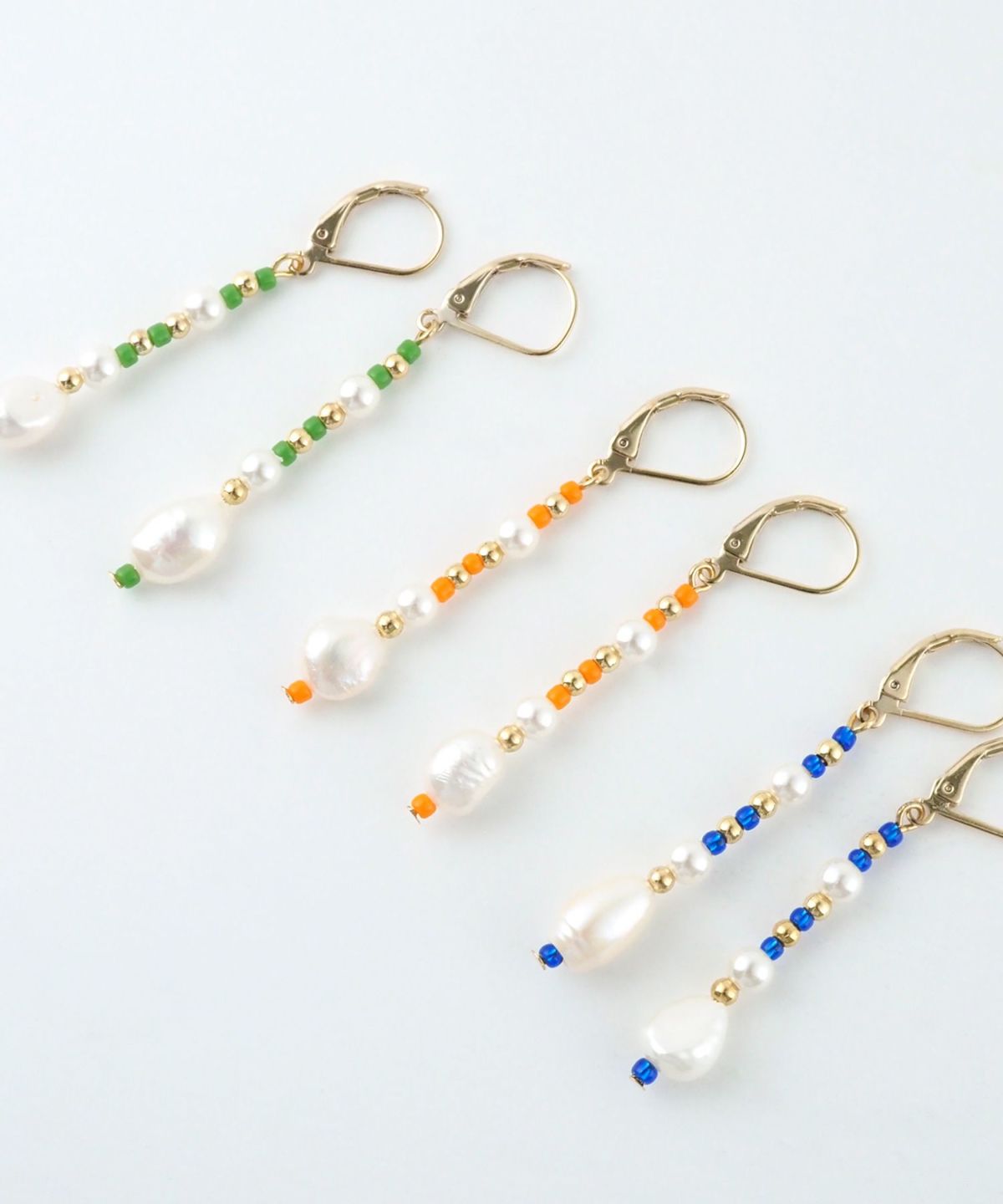 デパート 送料無料 淡水パールビーズピアス | SHOP｜人気 ONLINE 【公式】MUK アクセサリー