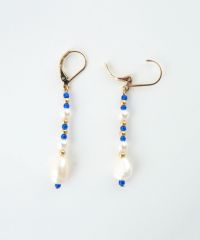 淡水パールビーズピアス
