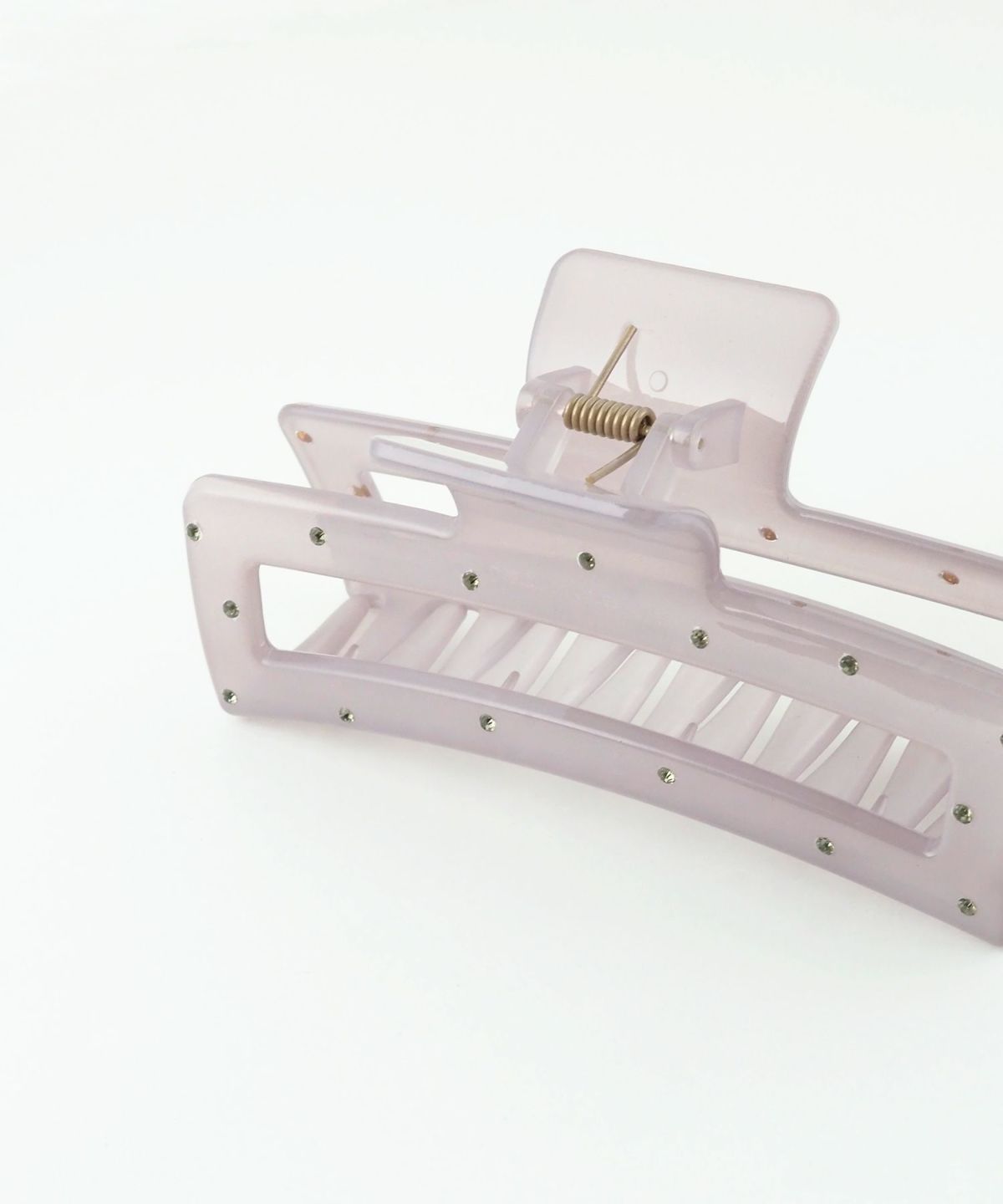 ドットストーンスモーキースクエアバンスクリップ