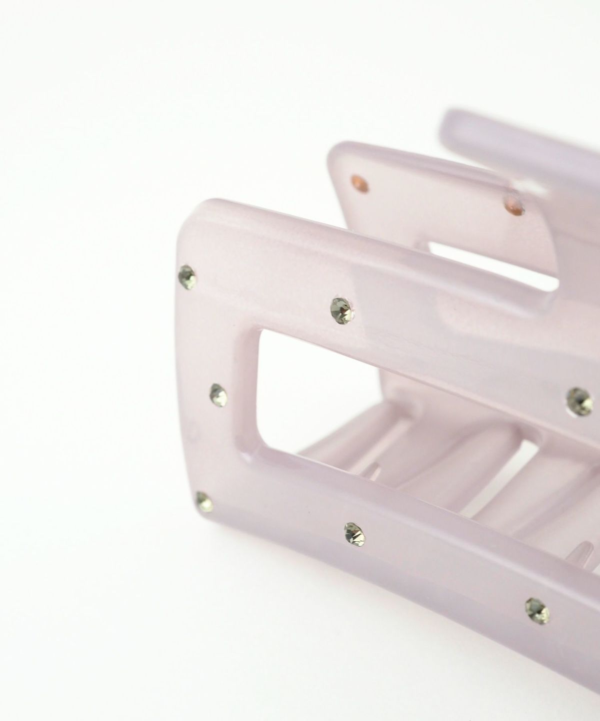 ドットストーンスモーキースクエアバンスクリップ